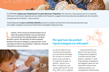 Cereals integrals, la millor opció